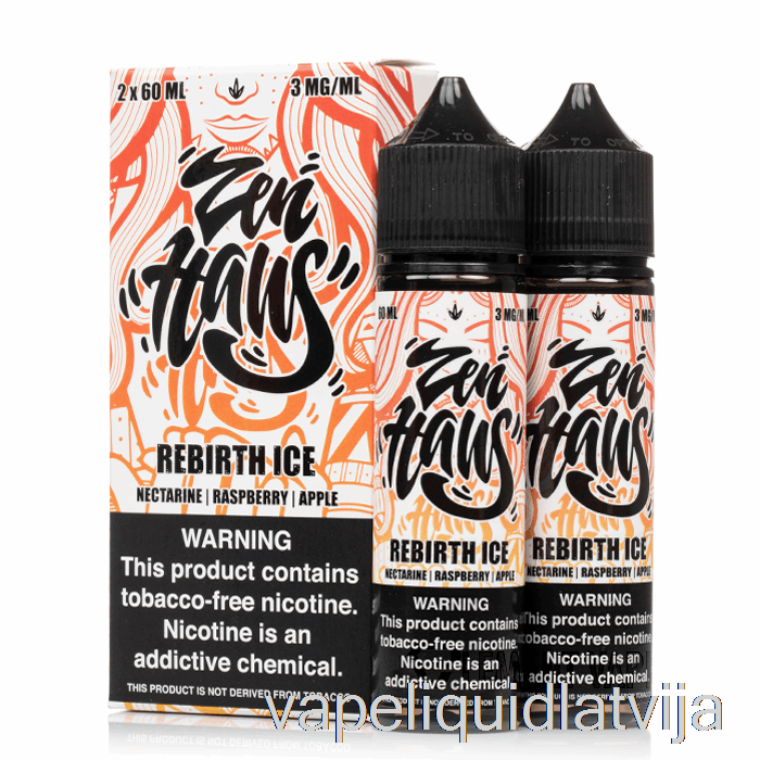 Rebirth Ice - Zen Haus - 120ml 0mg Vape šķidrums